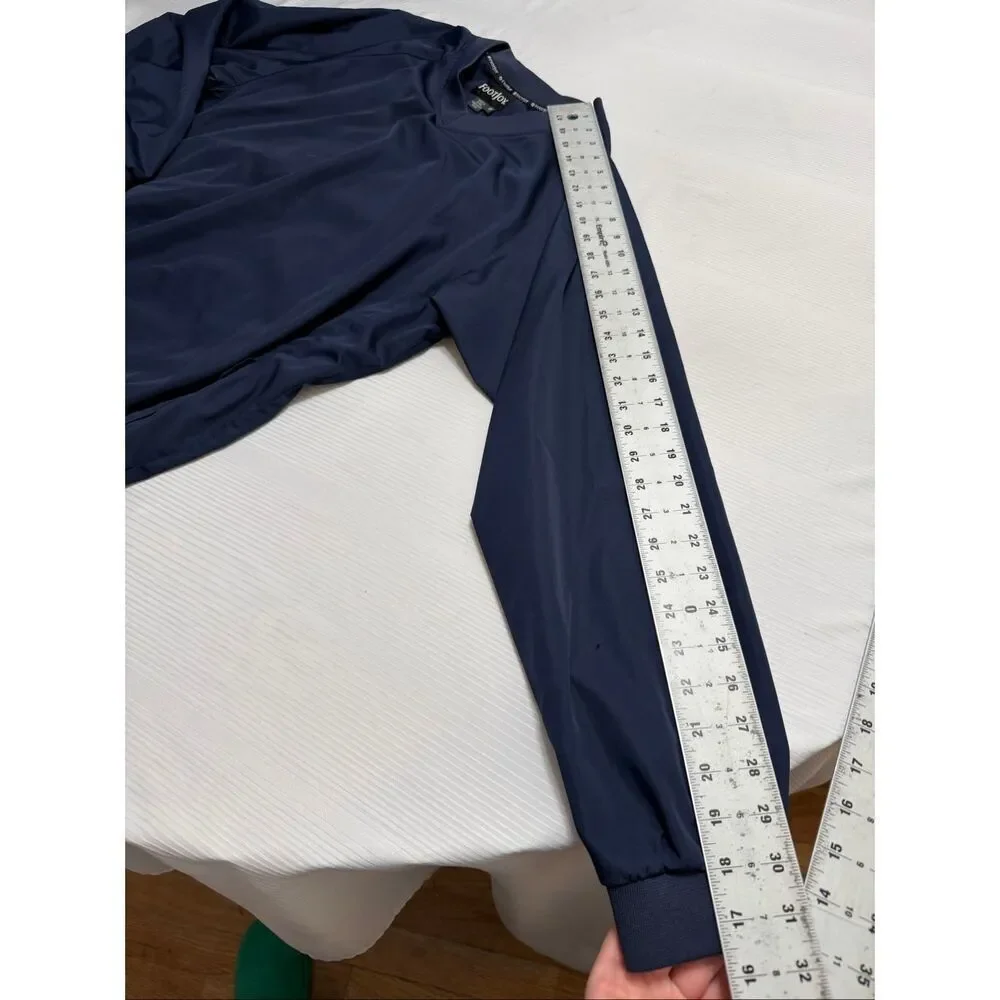 FootJoy Navy Blue Golf Pullover Windbreaker Size Medium
